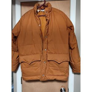Vintage Men's Woolrich Rust Color Puffer Jacket Size L